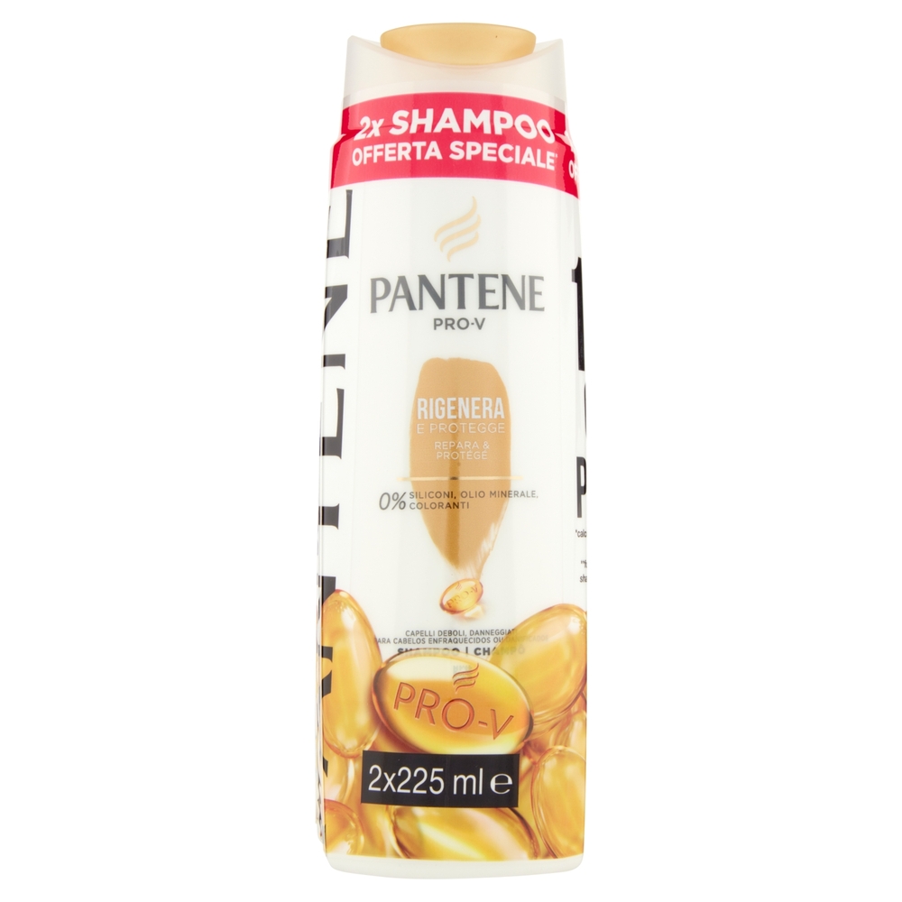 Pantene Pro-V Shampoo Rigenera e Protegge 2x225 ml